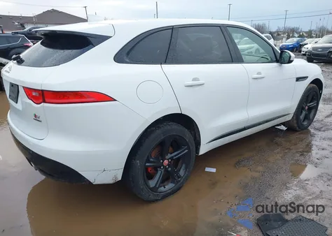 2018 Jaguar F-Pace S z USA, uszkodzony, nr VIN SADCM2FV3JA271635